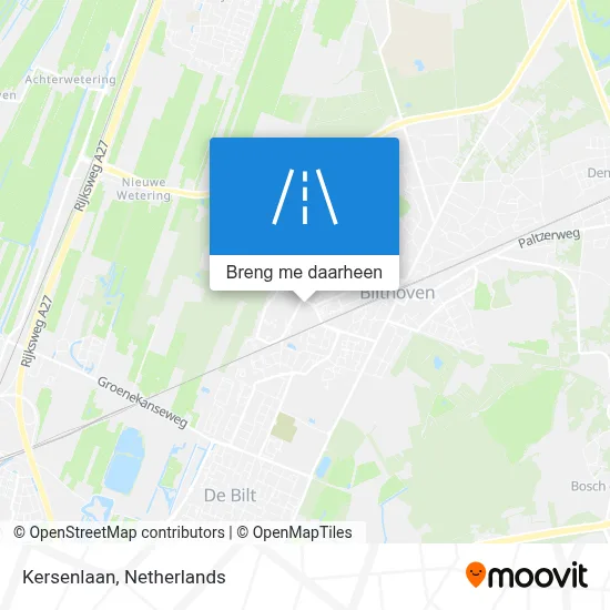 Kersenlaan kaart