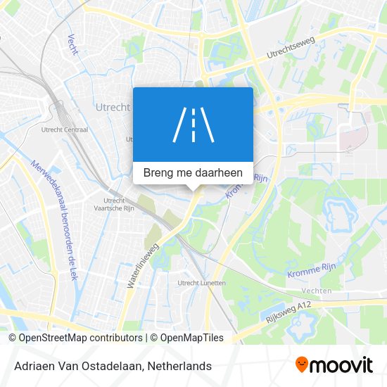 Adriaen Van Ostadelaan kaart