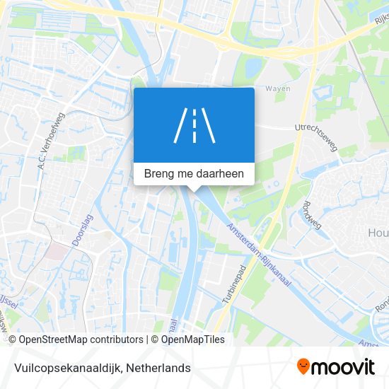 Vuilcopsekanaaldijk kaart
