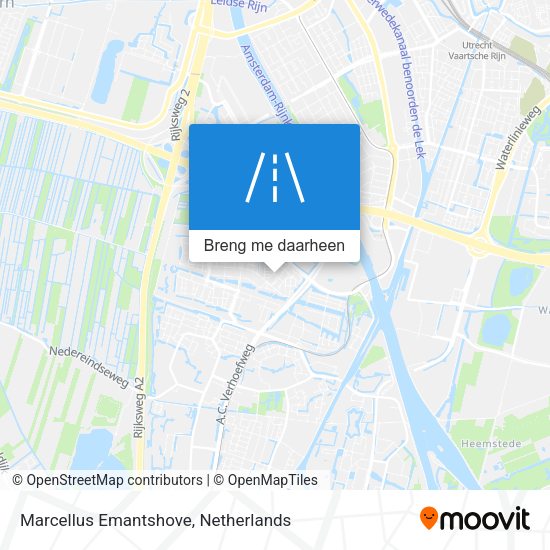 Marcellus Emantshove kaart