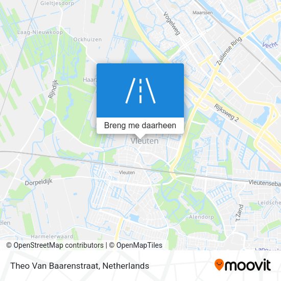 Theo Van Baarenstraat kaart