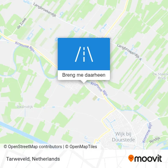 Tarweveld kaart