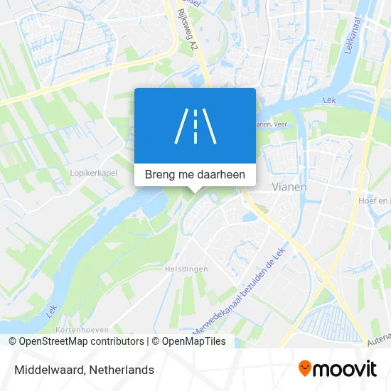 Middelwaard kaart