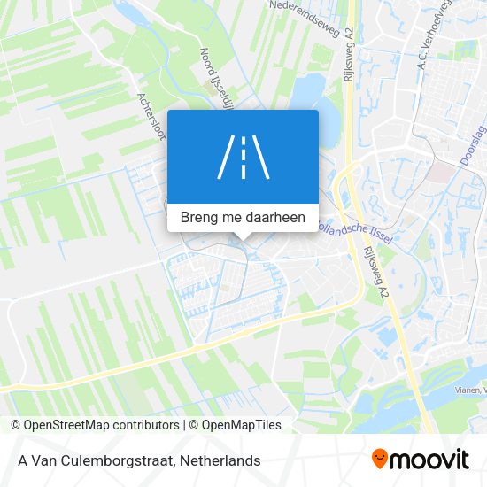 A Van Culemborgstraat kaart