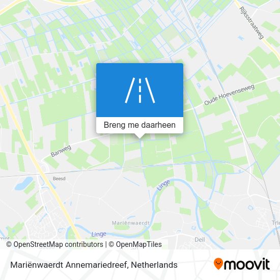 Mariënwaerdt Annemariedreef kaart