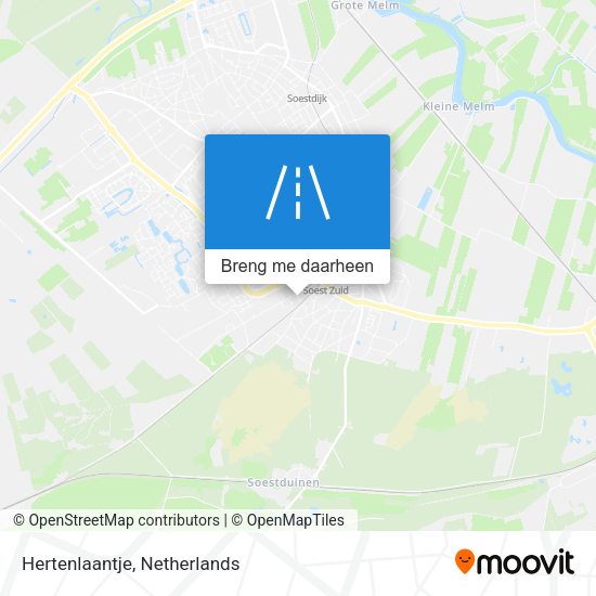 Hertenlaantje kaart