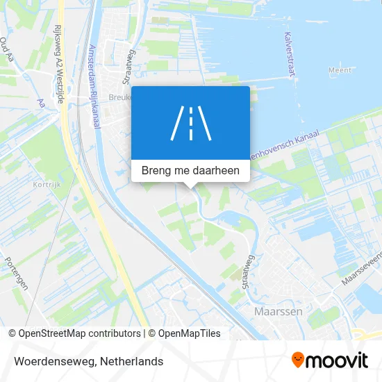 Woerdenseweg kaart
