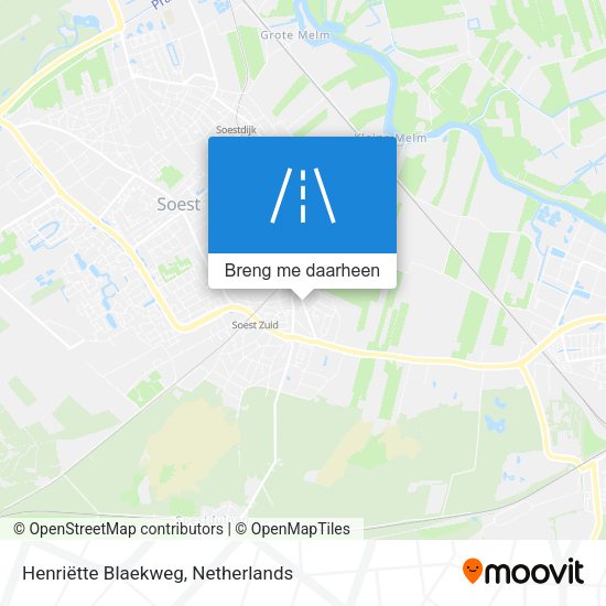Henriëtte Blaekweg kaart