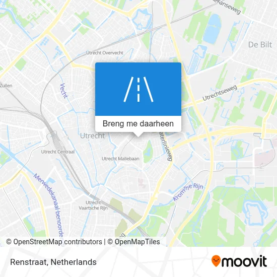 Renstraat kaart