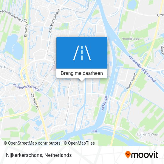 Nijkerkerschans kaart