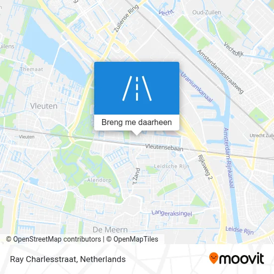 Ray Charlesstraat kaart