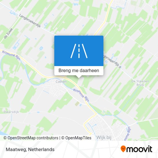 Maatweg kaart