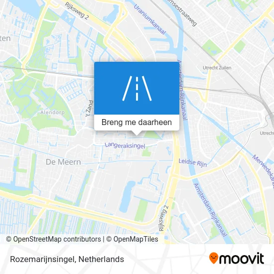 Rozemarijnsingel kaart
