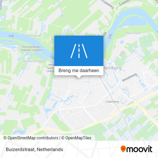 Buizerdstraat kaart