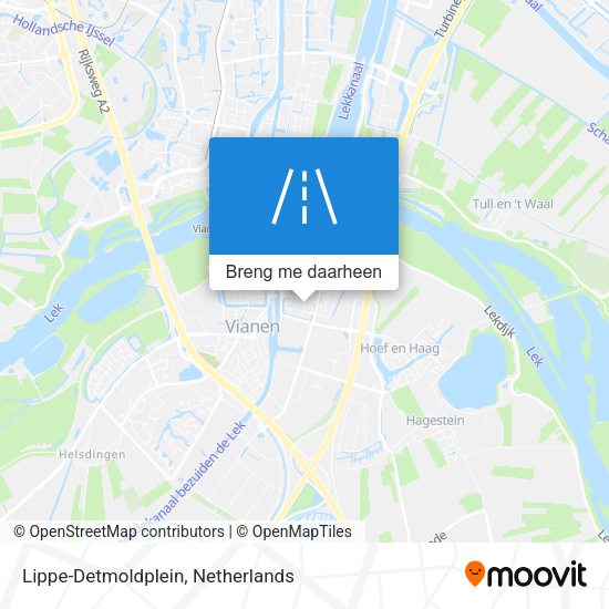 Lippe-Detmoldplein kaart