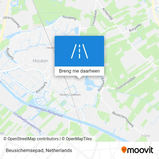 Beusichemsepad kaart