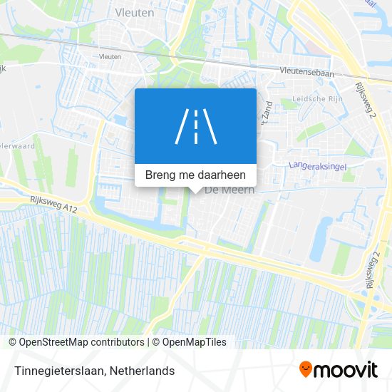 Tinnegieterslaan kaart