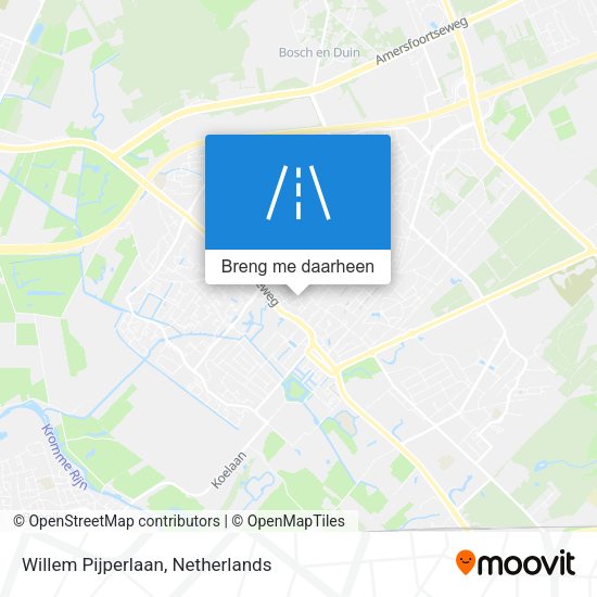 Willem Pijperlaan kaart