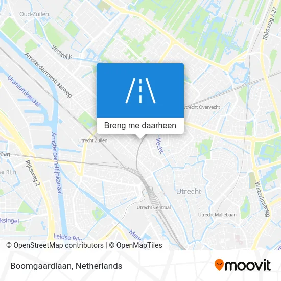 Boomgaardlaan kaart