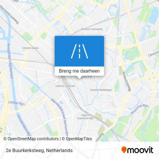 2e Buurkerksteeg kaart