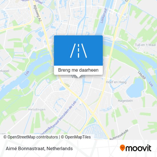 Aimé Bonnastraat kaart