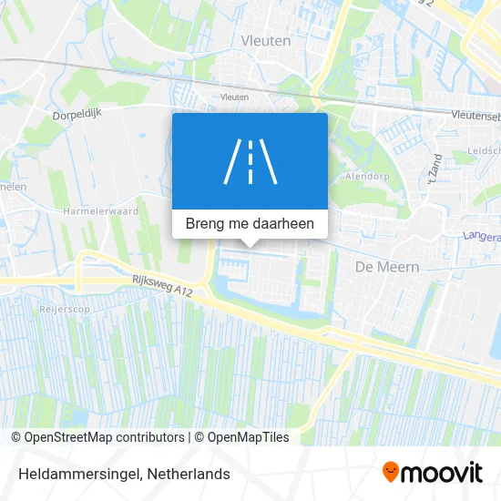Heldammersingel kaart