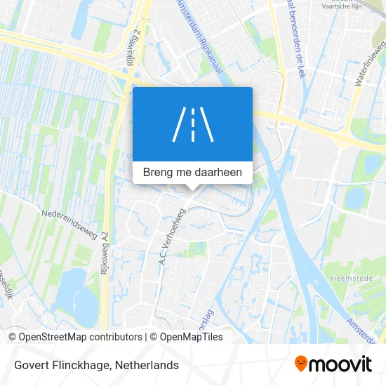 Govert Flinckhage kaart