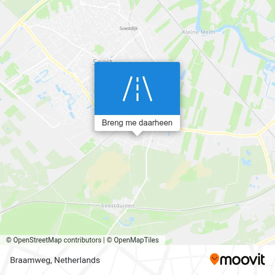 Braamweg kaart