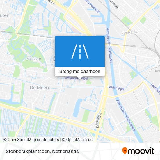 Stobberakplantsoen kaart