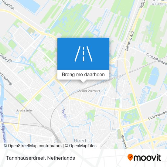 Tannhaüserdreef kaart