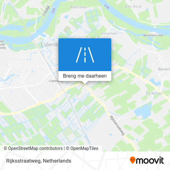 Rijksstraatweg kaart