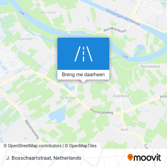J. Bosschaartstraat kaart