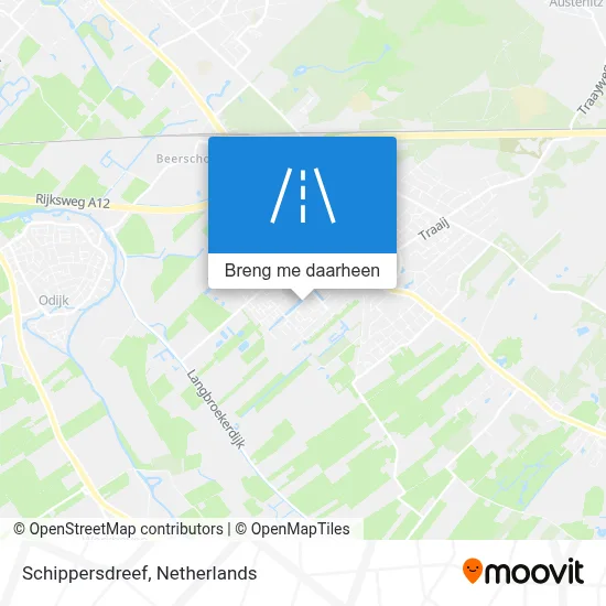 Schippersdreef kaart