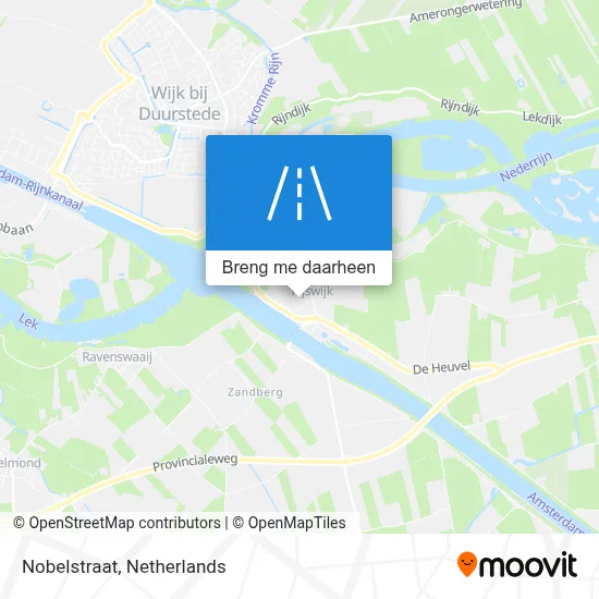 Nobelstraat kaart