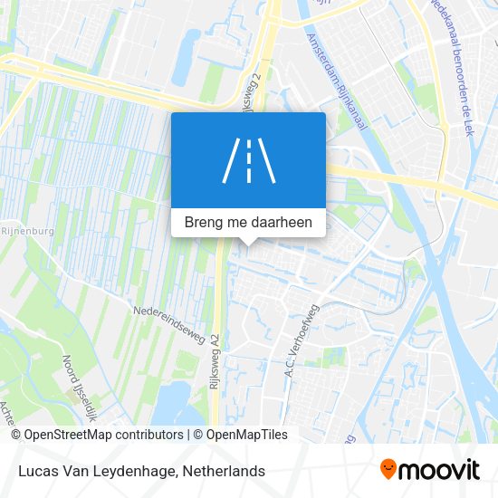 Lucas Van Leydenhage kaart
