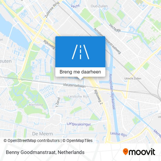 Benny Goodmanstraat kaart