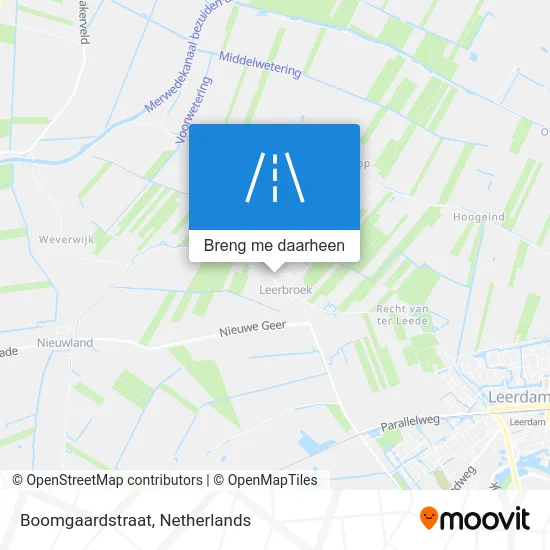 Boomgaardstraat kaart