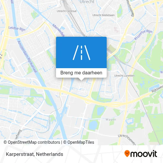Karperstraat kaart