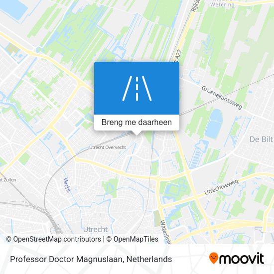 Professor Doctor Magnuslaan kaart