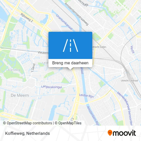 Koffieweg kaart
