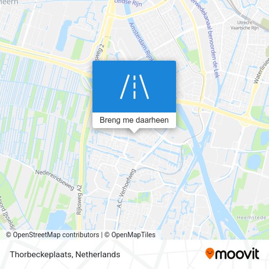 Thorbeckeplaats kaart