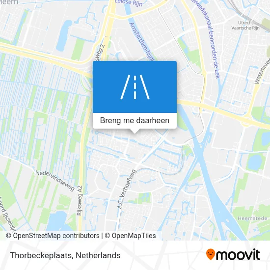 Thorbeckeplaats kaart