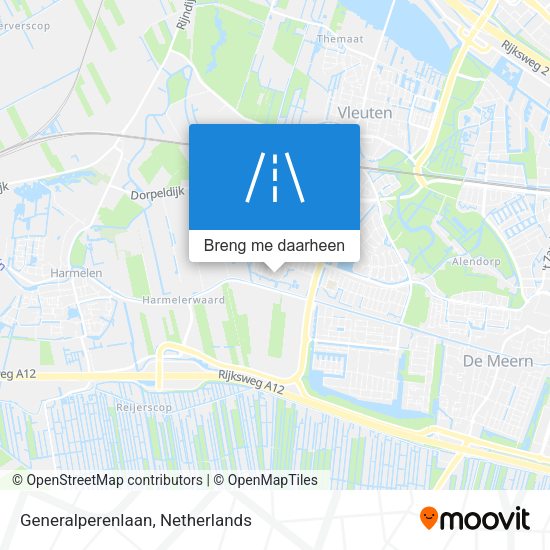 Generalperenlaan kaart