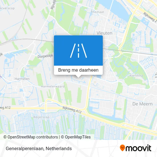 Generalperenlaan kaart