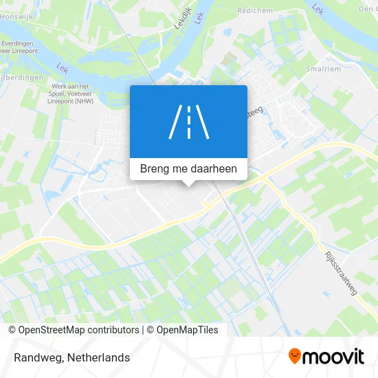 Randweg kaart