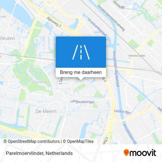 Parelmoervlinder kaart