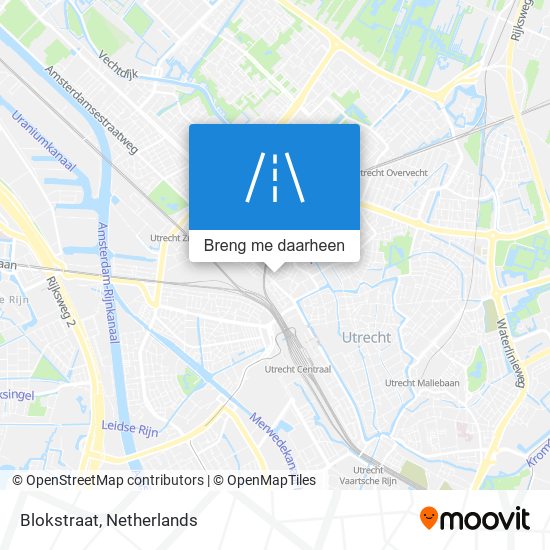 Blokstraat kaart