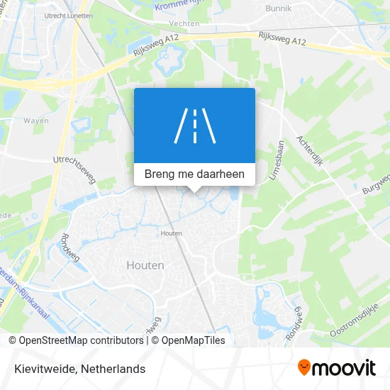 Kievitweide kaart