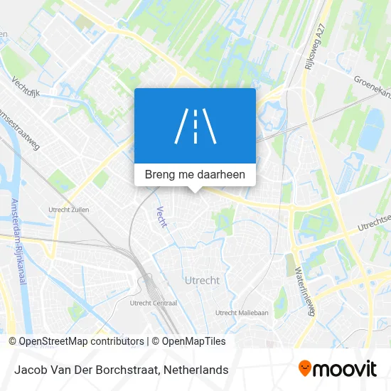 Jacob Van Der Borchstraat kaart