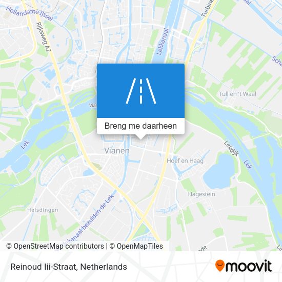 Reinoud Iii-Straat kaart